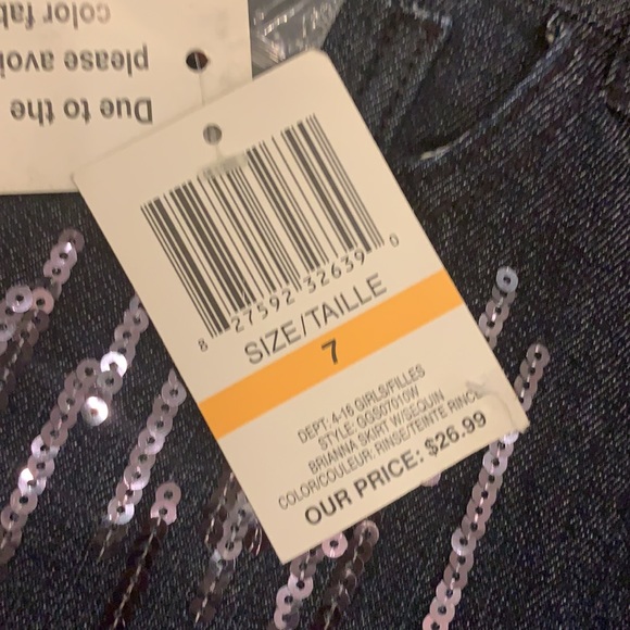 Girls Jean Skirt. Brand New! - Picture 4 of 4